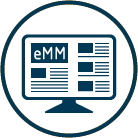 icono monitoreo de medios eMM